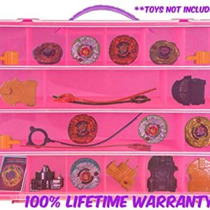 Life Made Better Toy Storage Organizer. Fits Up to 30 Pieces And Accessories. Compatible With Bey Blades TM
